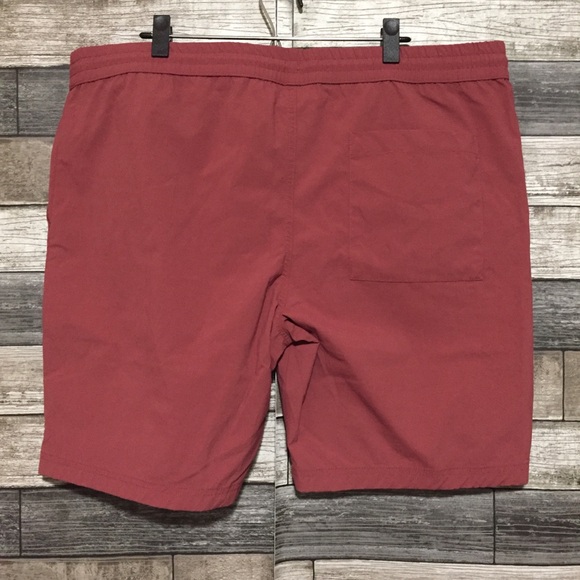 Goodfellow Tech Shorts Men’s XL Red (Inseam 8.5) Drawstring Casual - Picture 7 of 9